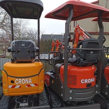 bagr XN 12-6, motor kubota, minibagr, podkop, kopátko, pásový bagr, excavator