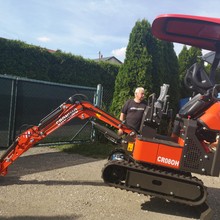 shingled mini excavator, excavator, excavator, mini excavator, micro excavator undercut, cronimo mini excavator, belt mini excavators