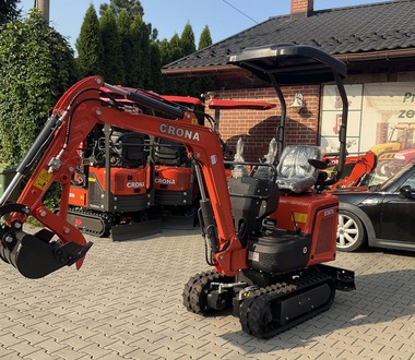 Minibagr XN 12 - 8 RP KUBOTA + roztahovací pásy